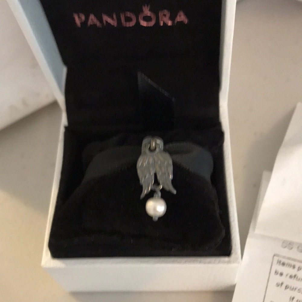COPY - PANDORA SILVER CHARM GUARDIAN ANGEL DANGLE